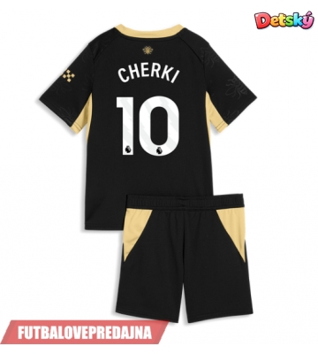 Lacne Dětský Futbalové dres Manchester City Rayan Cherki #10 2026-27 Krátky Rukáv - Preč (+ trenírky)